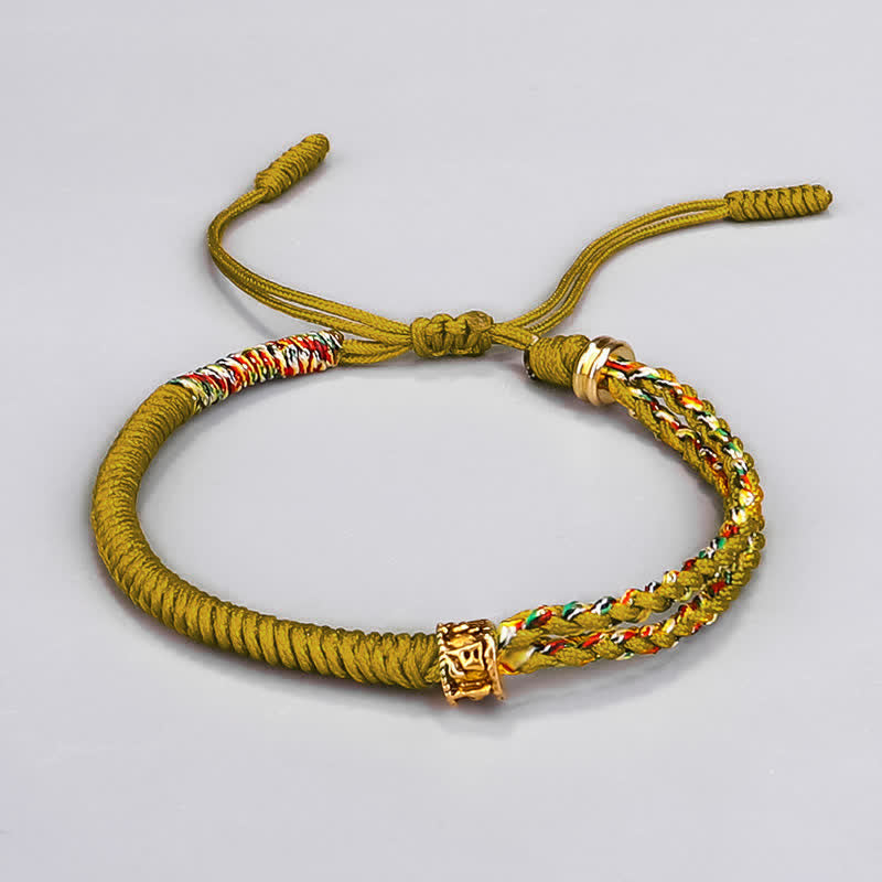 Om Mani Padme Hum Protection Luck String Bracelet
