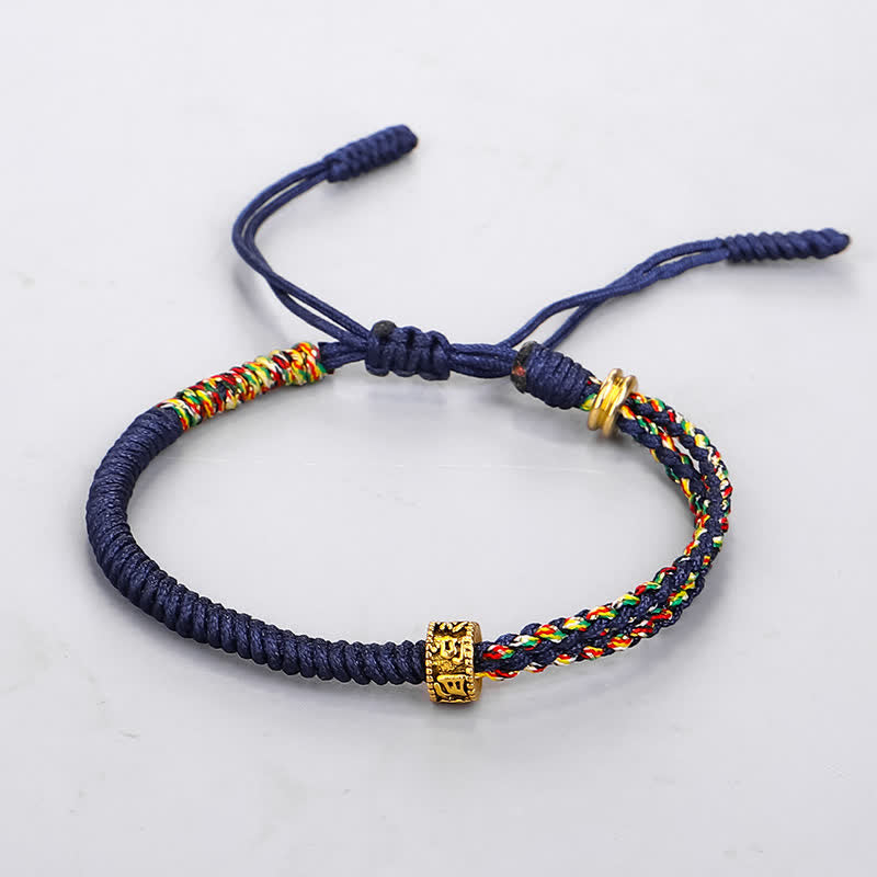 Om Mani Padme Hum Protection Luck String Bracelet