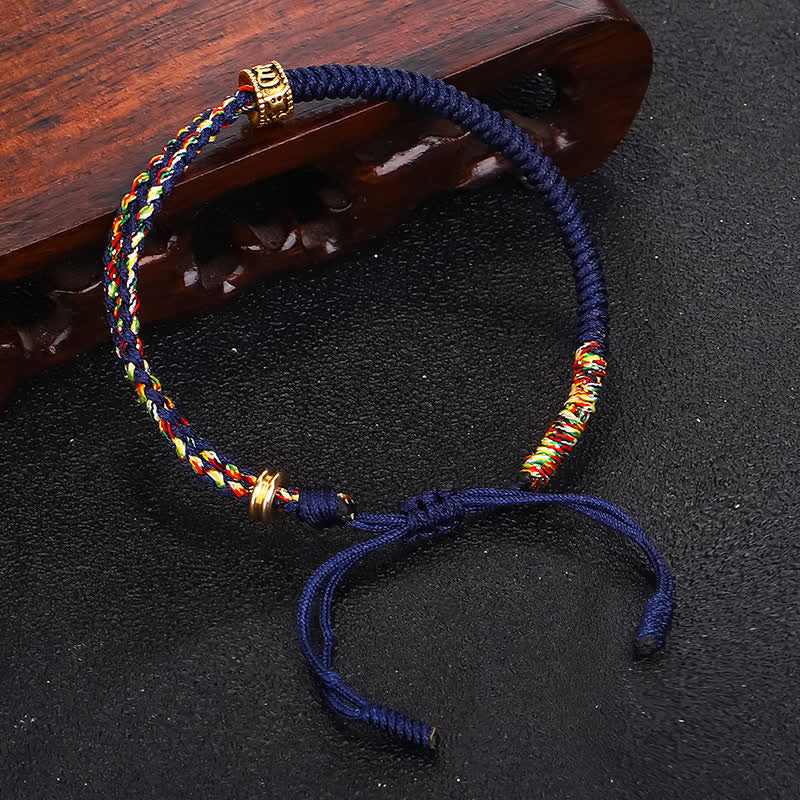 Om Mani Padme Hum Protection Luck String Bracelet