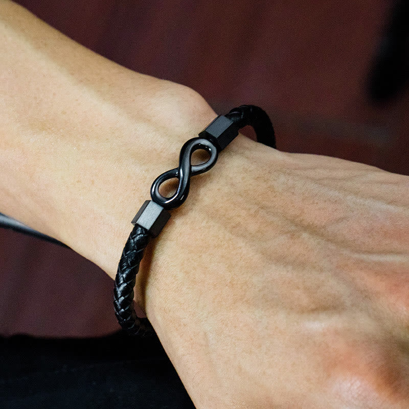 Stainless Steel Friendship and Forever Love Bracelet