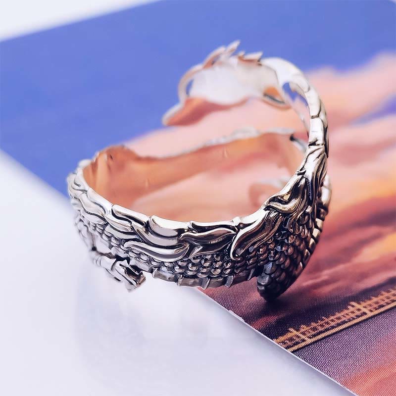 Statement Lucky Dragon Tail Adjustable Open 