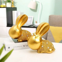 Lucky Elephant & Goldfish Statue - Feng Shui Home Decor, Housewarming Gift