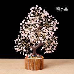 Colorful Crystal Wealth Tree | Feng Shui Money Tree for Prosperity & Good Fortune