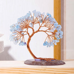 7 Chakra Healing Crystal Tree: A Vibrant Rainbow Gemstone Centerpiece