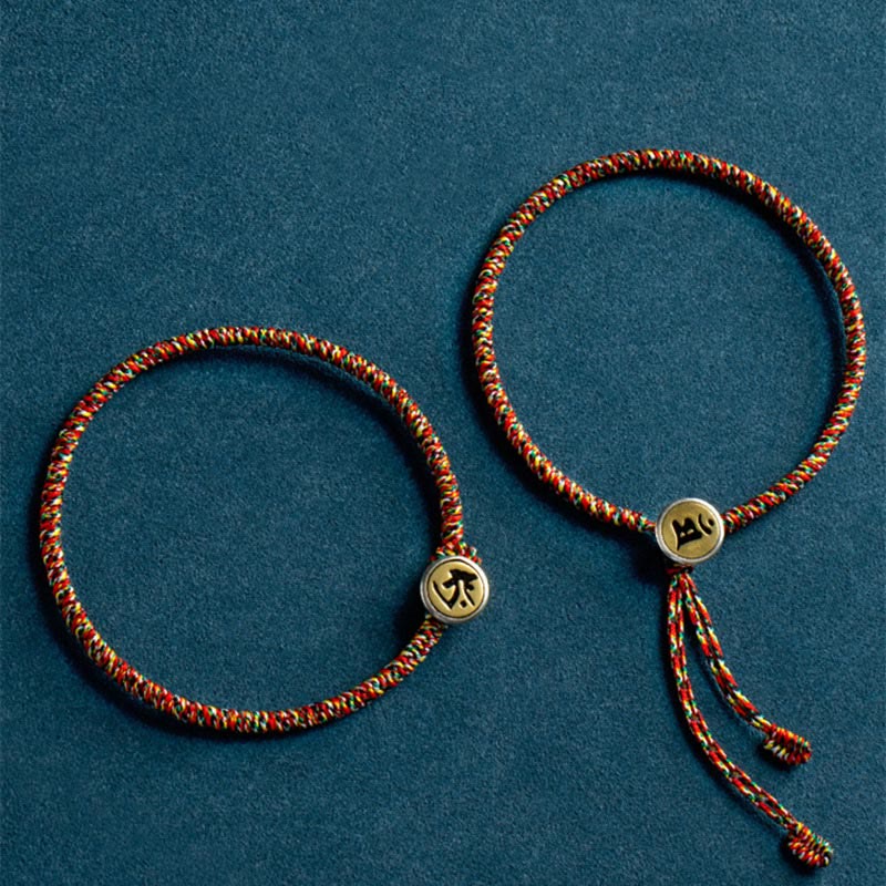 Rabit Sanskrit symbol bracelet